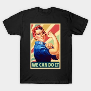 We Can Do It Vintage Colors T-Shirt